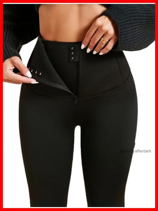 Other - High Waist Tummy Control Butt Lifting Leggings, Double-Layer Yoga Pants with